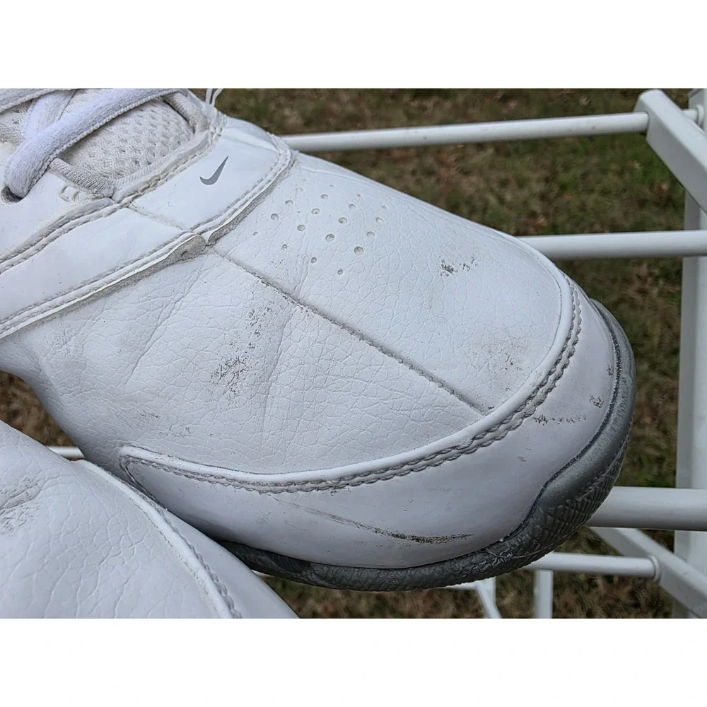 Nike Air Flight Mens Basketball Shoes White Silver Low Top Sneakers 315065-111